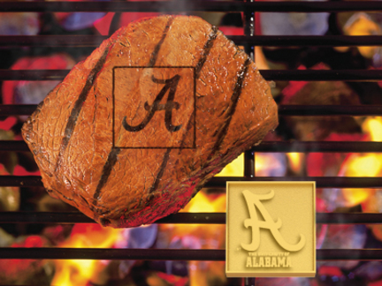 Alabama Crimson Tide Fan Brand (Set of 2) - Branding Irons