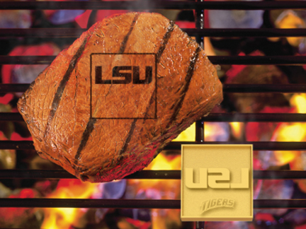Louisiana State (LSU) Tigers Fan Brand (Set of 2) - Branding Irons