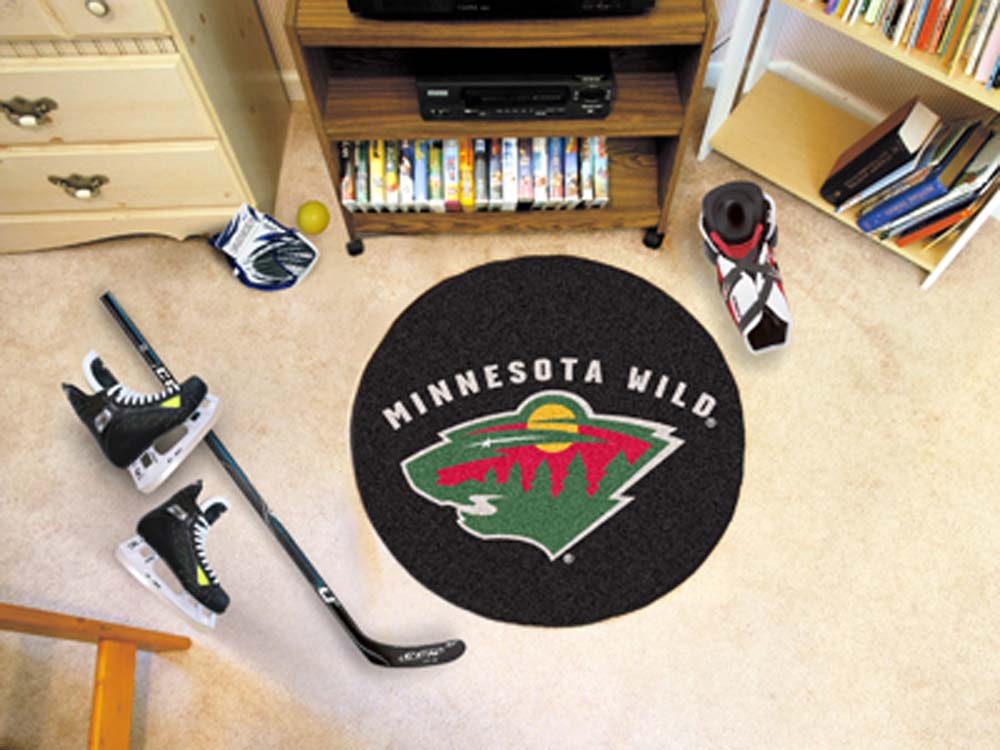 Minnesota Wild 27" Round Puck Mat