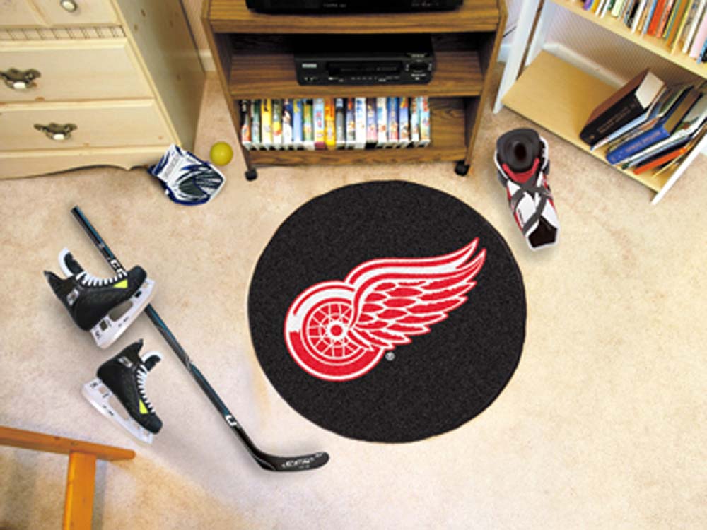 Detroit Red Wings 27" Round Puck Mat