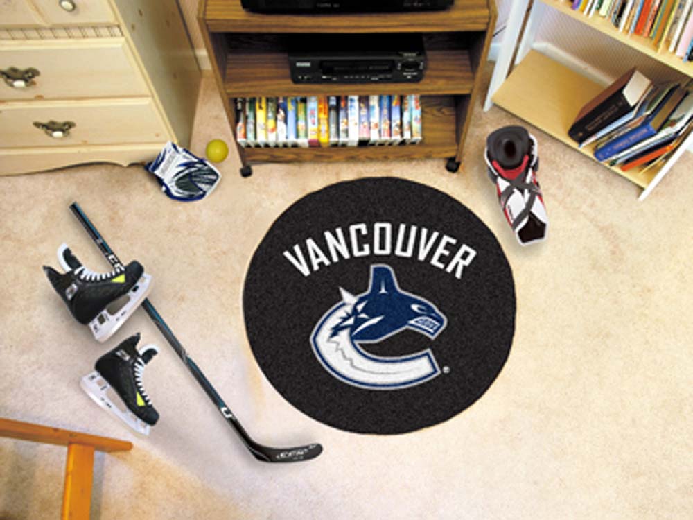 Vancouver Canucks 27" Round Puck Mat