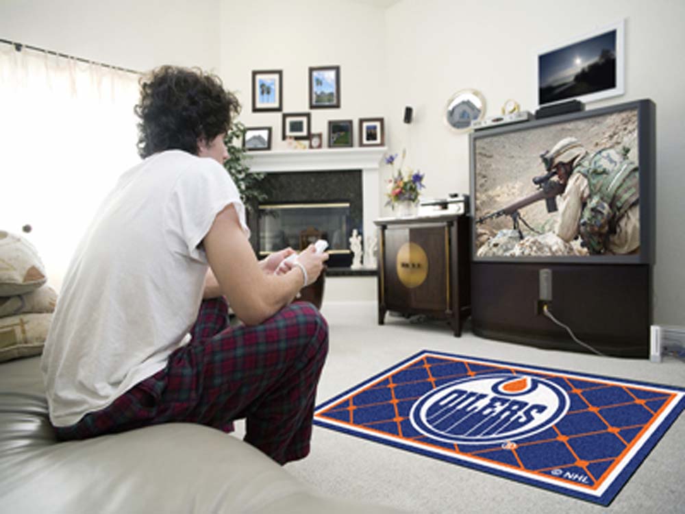 Edmonton Oilers 4' x 6' Area Rug