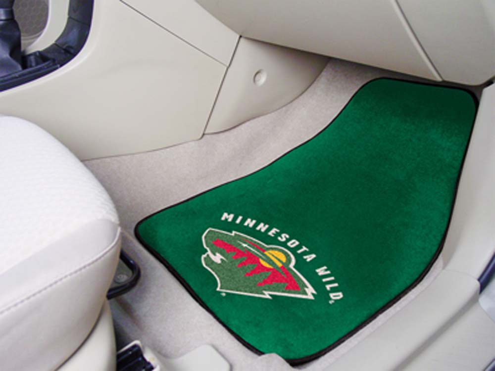 Minnesota Wild 18" x 27" Auto Floor Mat (Set of 2 Car Mats)