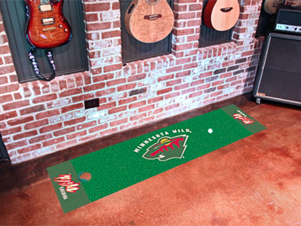 Minnesota Wild 18" x 72" Golf Putting Green Mat