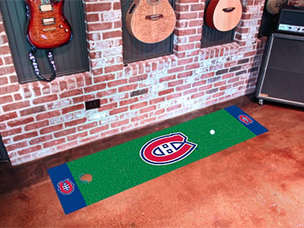 Montreal Canadiens 18" x 72" Golf Putting Green Mat