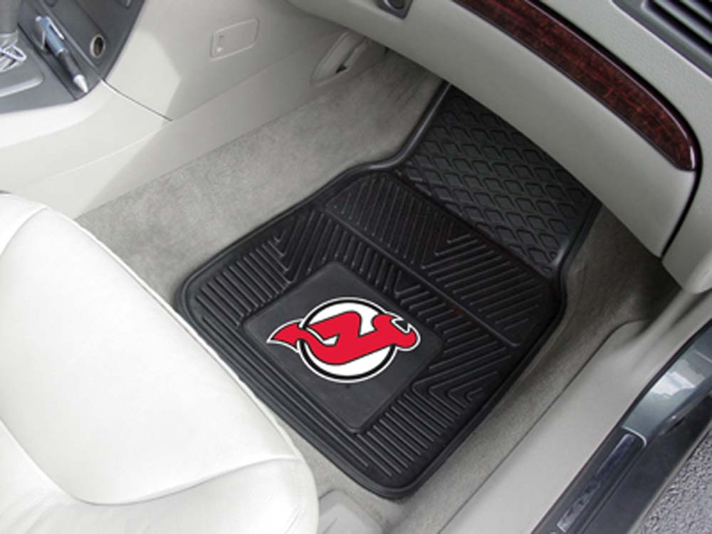 New Jersey Devils 18" x 27" Heavy Duty Vinyl Auto Floor Mat (Set of 2 Car Mats)