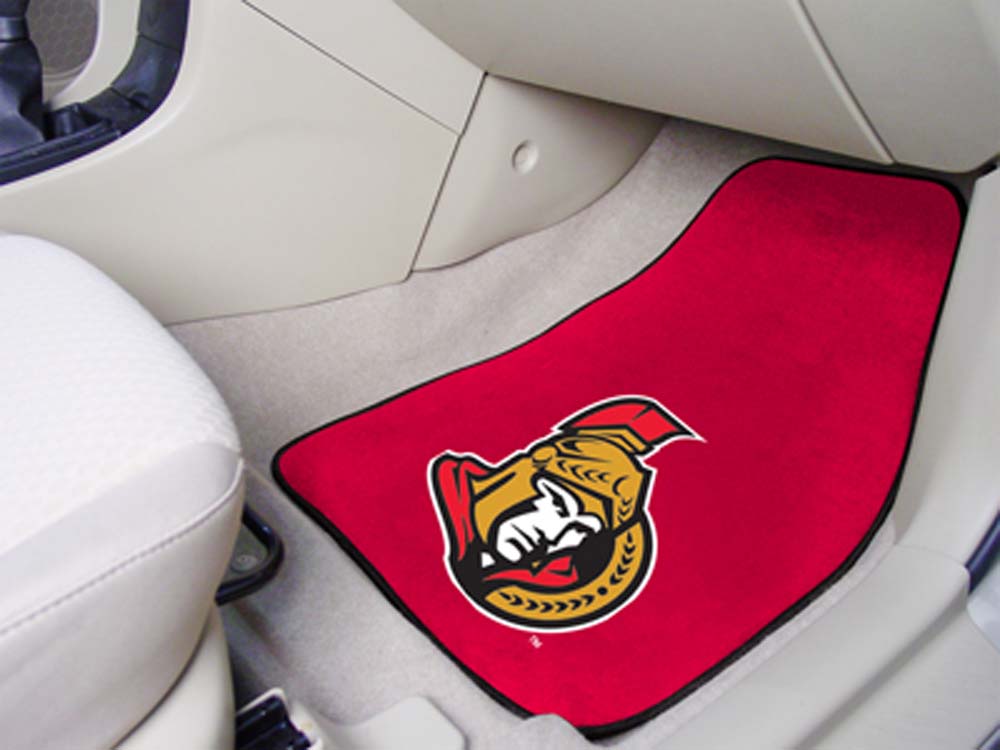 Ottawa Senators 18" x 27" Auto Floor Mat (Set of 2 Car Mats)