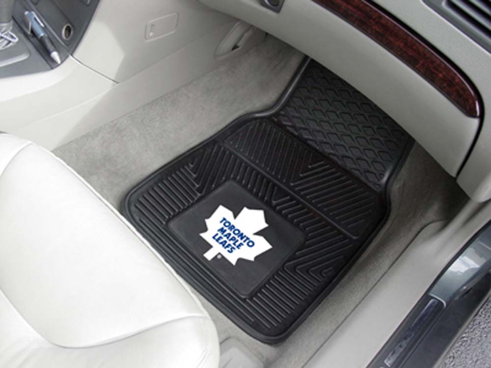 Toronto Maple Leafs 18" x 27" Heavy Duty Vinyl Auto Floor Mat (Set of 2 Car Mats)