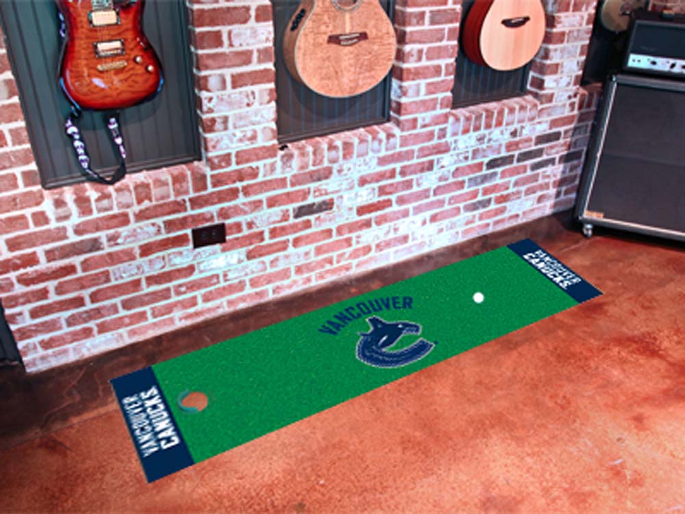 Vancouver Canucks 18" x 72" Golf Putting Green Mat