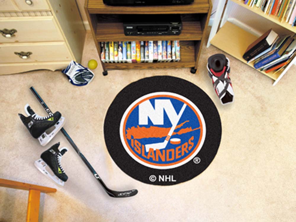 New York Islanders 27" Round Puck Mat