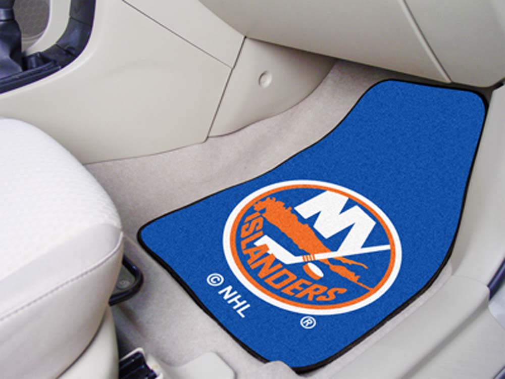 New York Islanders 18" x 27" Auto Floor Mat (Set of 2 Car Mats)