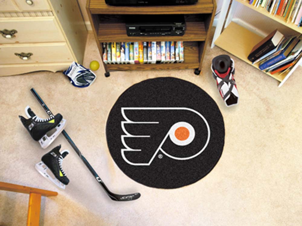 Philadelphia Flyers 27" Round Puck Mat