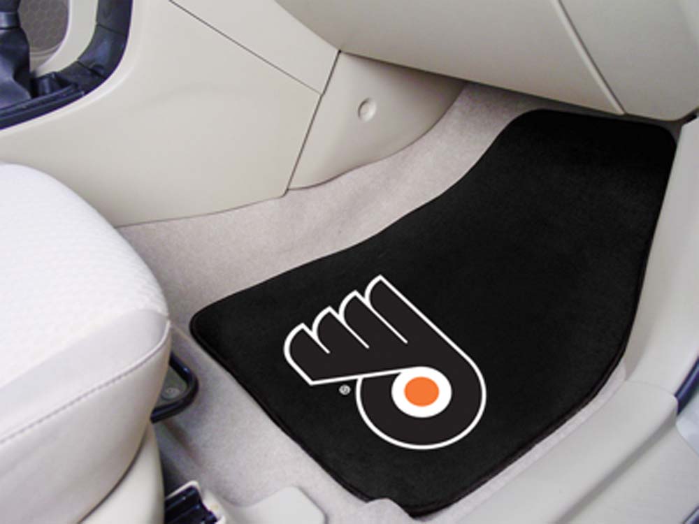 Philadelphia Flyers 18" x 27" Auto Floor Mat (Set of 2 Car Mats)