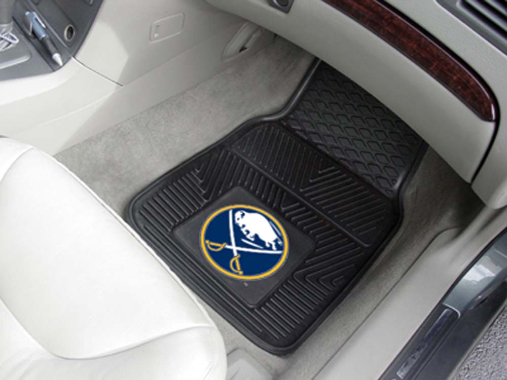 Buffalo Sabres 18" x 27" Heavy Duty Vinyl Auto Floor Mat (Set of 2 Car Mats)