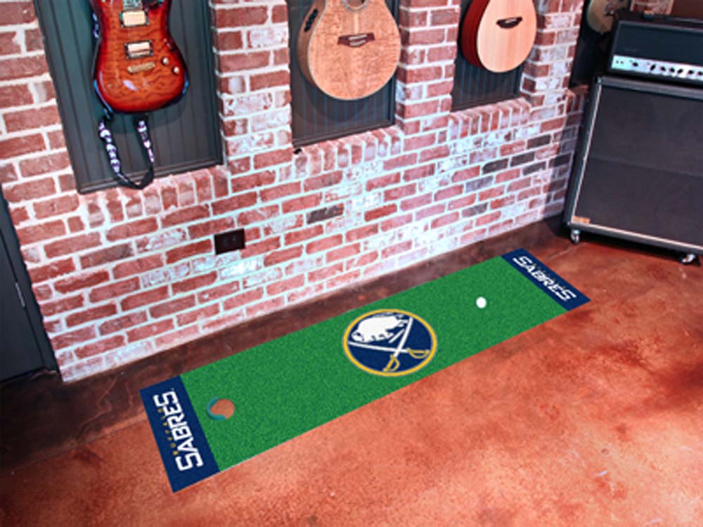 Buffalo Sabres 18" x 72" Golf Putting Green Mat