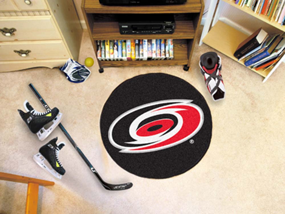 Carolina Hurricanes 27" Round Puck Mat