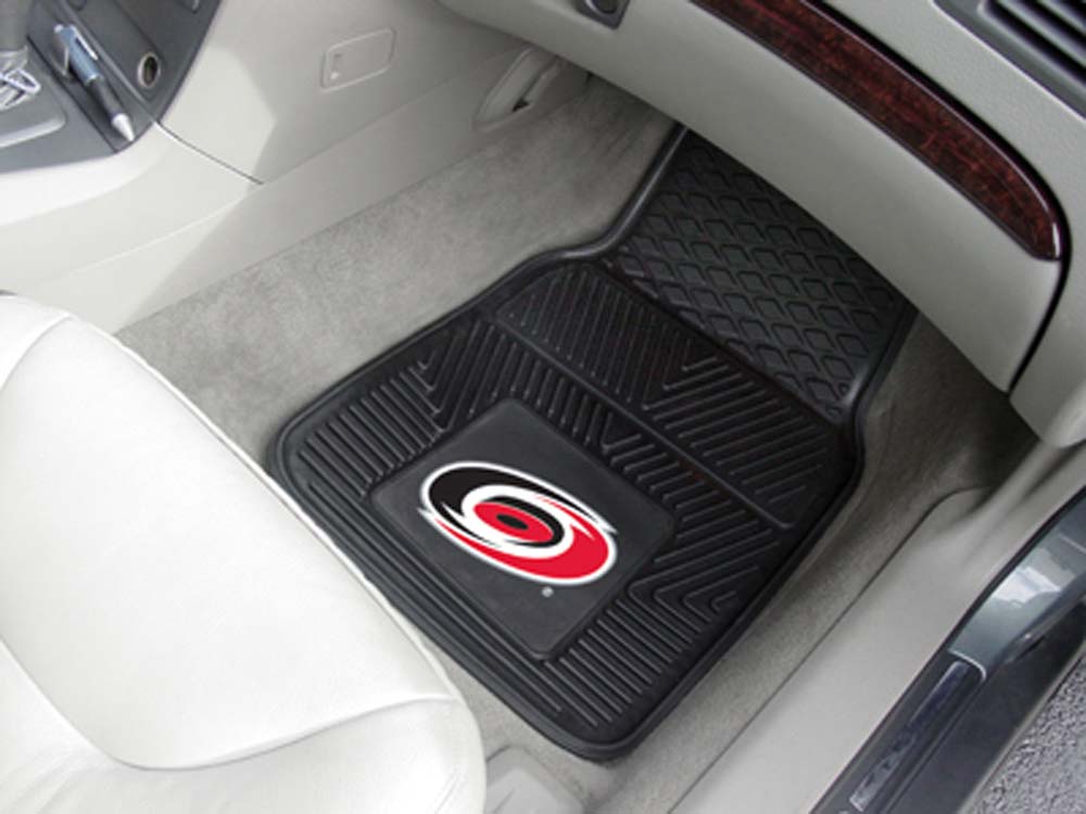 Carolina Hurricanes 18" x 27" Heavy Duty Vinyl Auto Floor Mat (Set of 2 Car Mats)