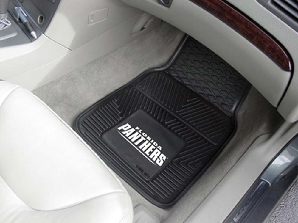 Florida Panthers 18" x 27" Heavy Duty Vinyl Auto Floor Mat (Set of 2 Car Mats)