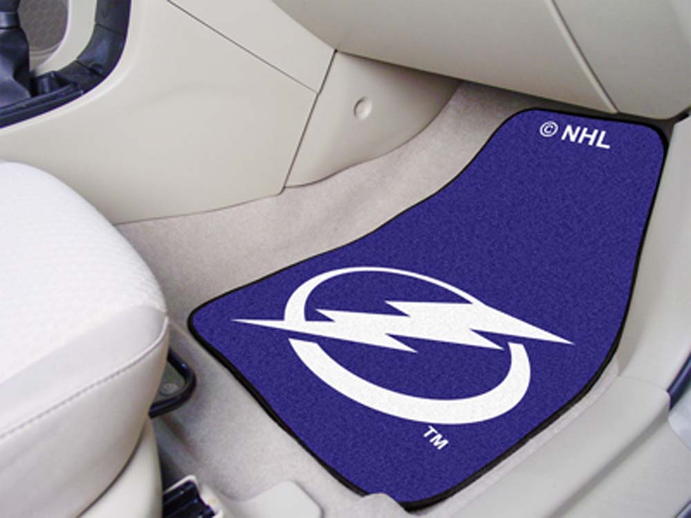 Tampa Bay Lightning 18" x 27" Auto Floor Mat (Set of 2 Car Mats)