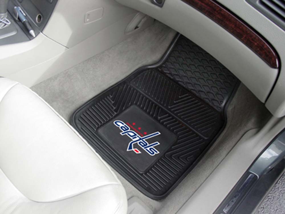 Washington Capitals 18" x 27" Heavy Duty Vinyl Auto Floor Mat (Set of 2 Car Mats)