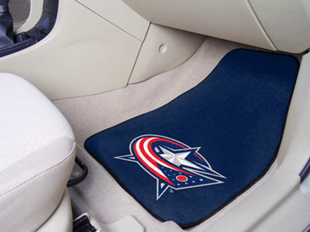 Columbus Blue Jackets 18" x 27" Auto Floor Mat (Set of 2 Car Mats)