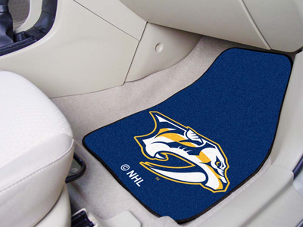 Nashville Predators 18" x 27" Auto Floor Mat (Set of 2 Car Mats)