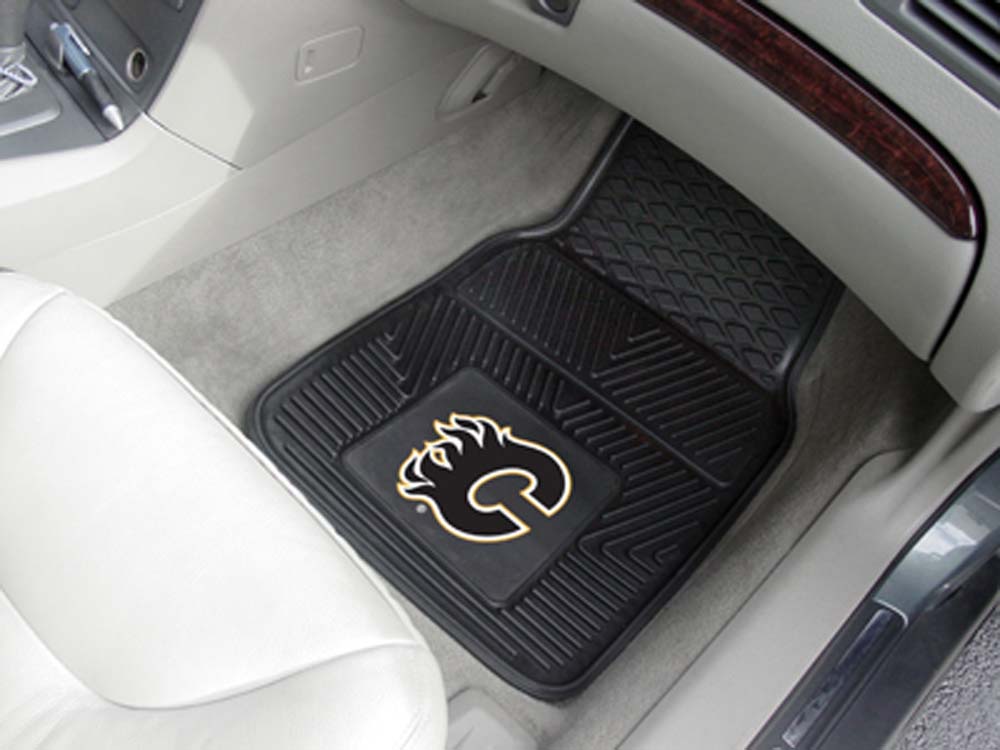 Calgary Flames 18" x 27" Heavy Duty Vinyl Auto Floor Mat (Set of 2 Car Mats)