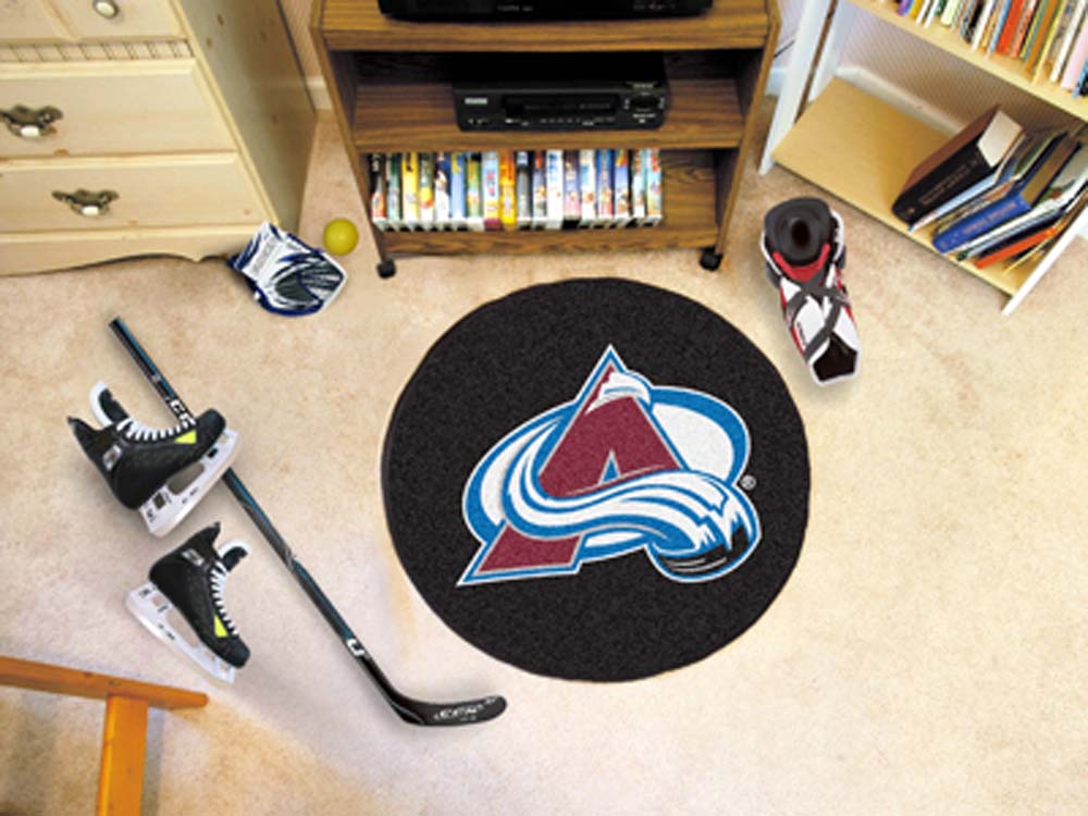 Colorado Avalanche 27" Round Puck Mat