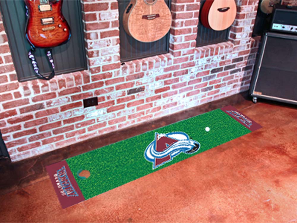 Colorado Avalanche 18" x 72" Golf Putting Green Mat