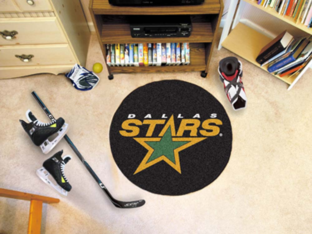 Dallas Stars 27" Round Puck Mat