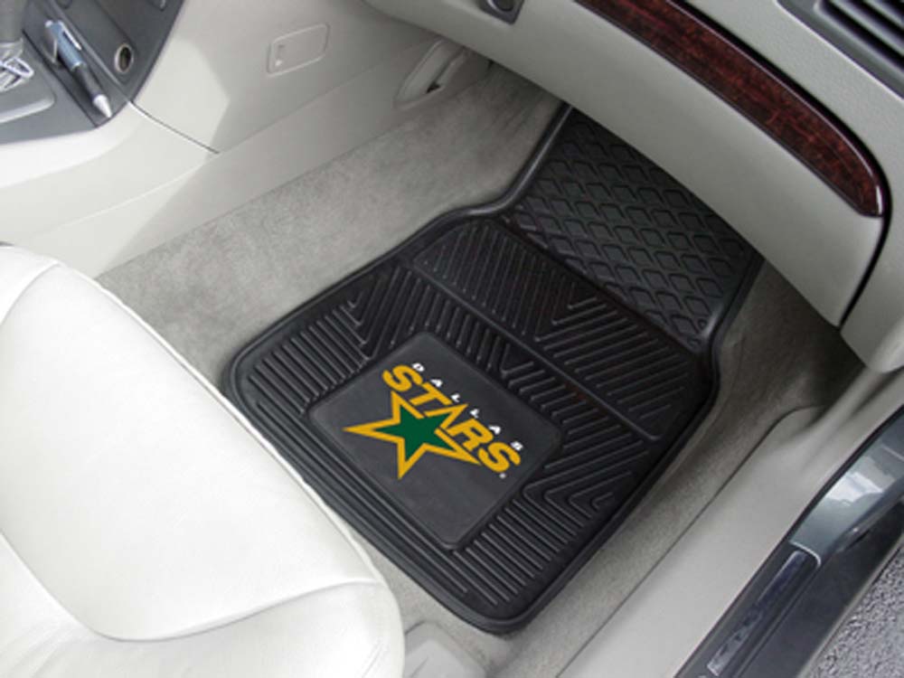 Dallas Stars 18" x 27" Heavy Duty Vinyl Auto Floor Mat (Set of 2 Car Mats)