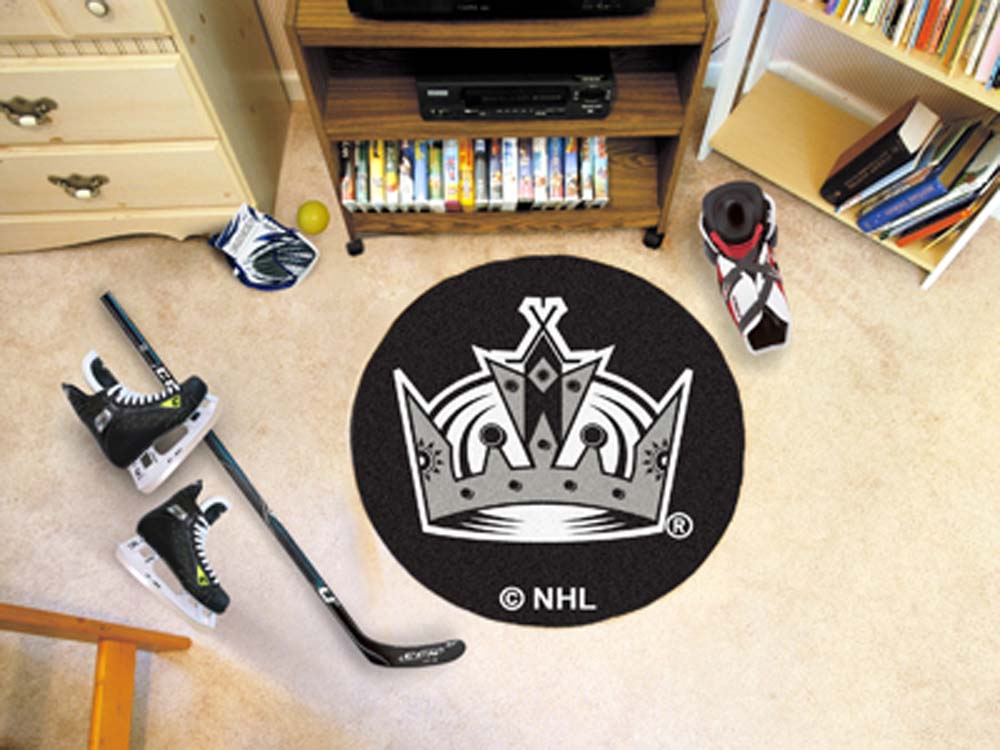 Los Angeles Kings 27" Round Puck Mat