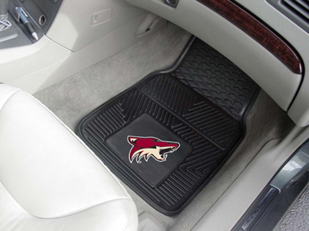 Phoenix Coyotes 18" x 27" Heavy Duty Vinyl Auto Floor Mat (Set of 2 Car Mats)