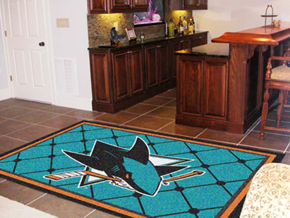 San Jose Sharks 5' x 8' Area Rug