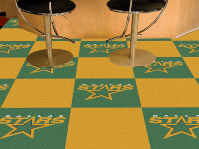 Dallas Stars 18" x 18" Carpet Tiles (Box of 20)