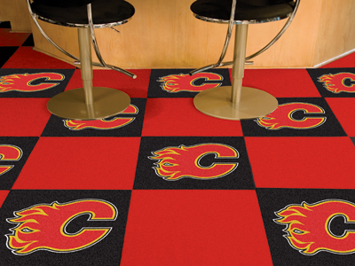 Calgary Flames 18" x 18" Carpet Tiles (Box of 20)