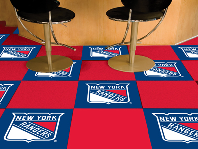 New York Rangers 18" x 18" Carpet Tiles (Box of 20)