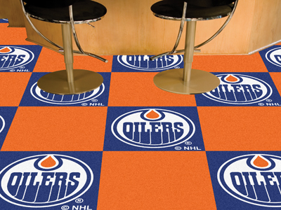 Edmonton Oilers 18" x 18" Carpet Tiles (Box of 20)