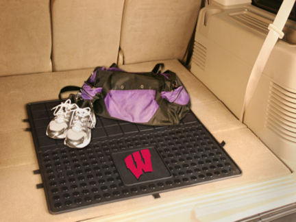 Wisconsin Badgers 31" x 31" Heavy Duty Vinyl Cargo Mat