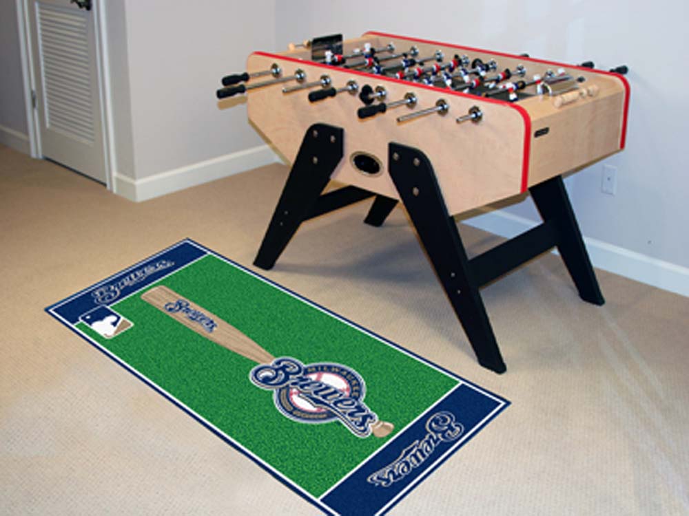 Milwaukee Brewers 30" x 72" Baseball Runner