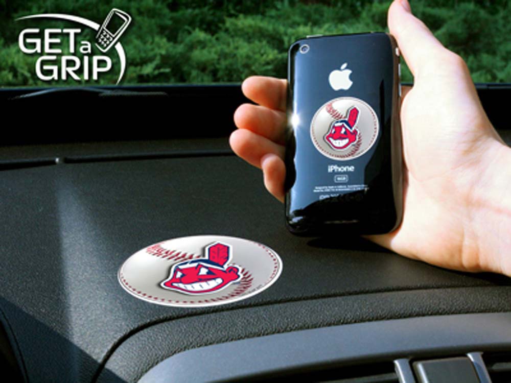 Cleveland Indians "Get a Grip" Cell Phone Holder (Set of 2)