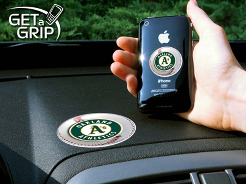 Oakland Athletics "Get a Grip" Cell Phone Holder (Set of 2)