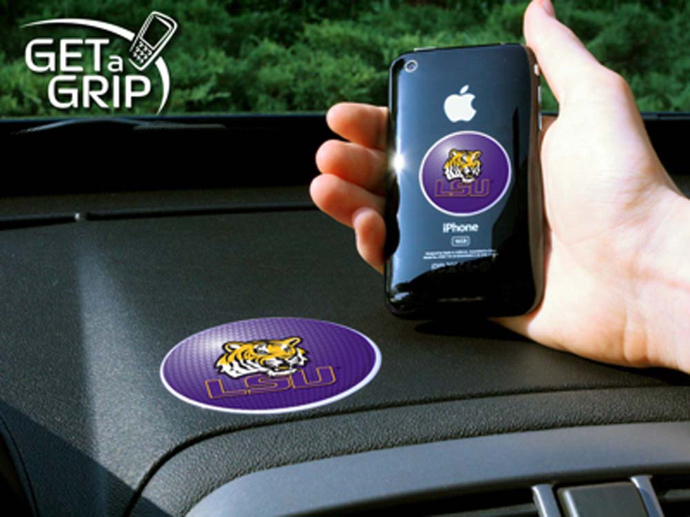Louisiana State (LSU) Tigers "Get a Grip" Cell Phone Holder (Set of 2)