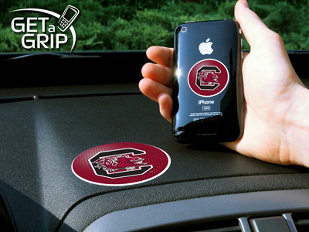 South Carolina Gamecocks "Get a Grip" Cell Phone Holder (Set of 2)