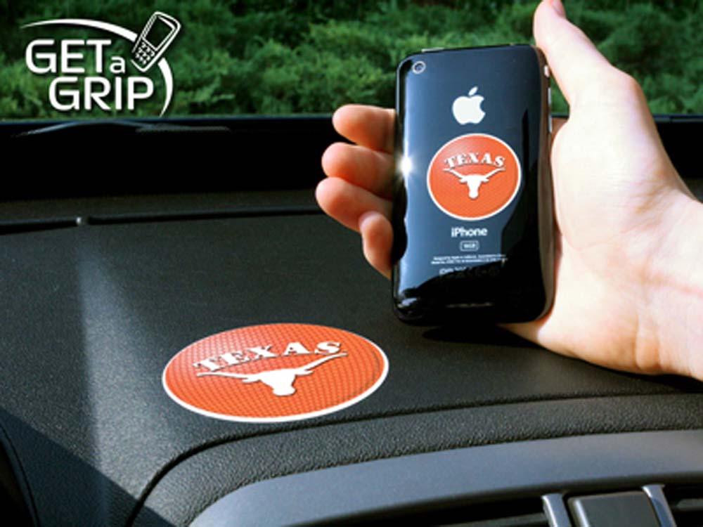 Texas Longhorns "Get a Grip" Cell Phone Holder (Set of 2)