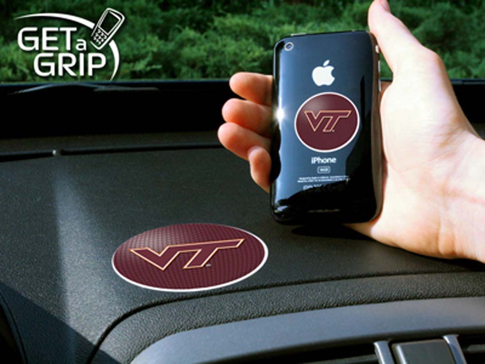 Virginia Tech Hokies "Get a Grip" Cell Phone Holder (Set of 2)