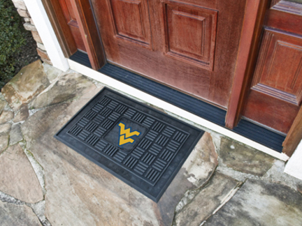 West Virginia Mountaineers 19" x 30" Medallion Door Mat