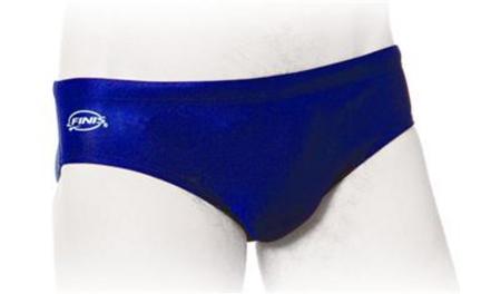 Solid Royal Men's Brief Swimsuit (Size 32)