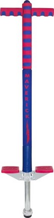 Maverick Foam Covered Blue / Red Pogo Stick from Flybar (40 - 80 lbs)