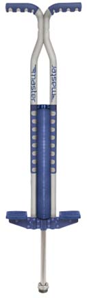 Master Foam Covered Silver / Blue Pogo Stick from Flybar (80 - 160 lbs)